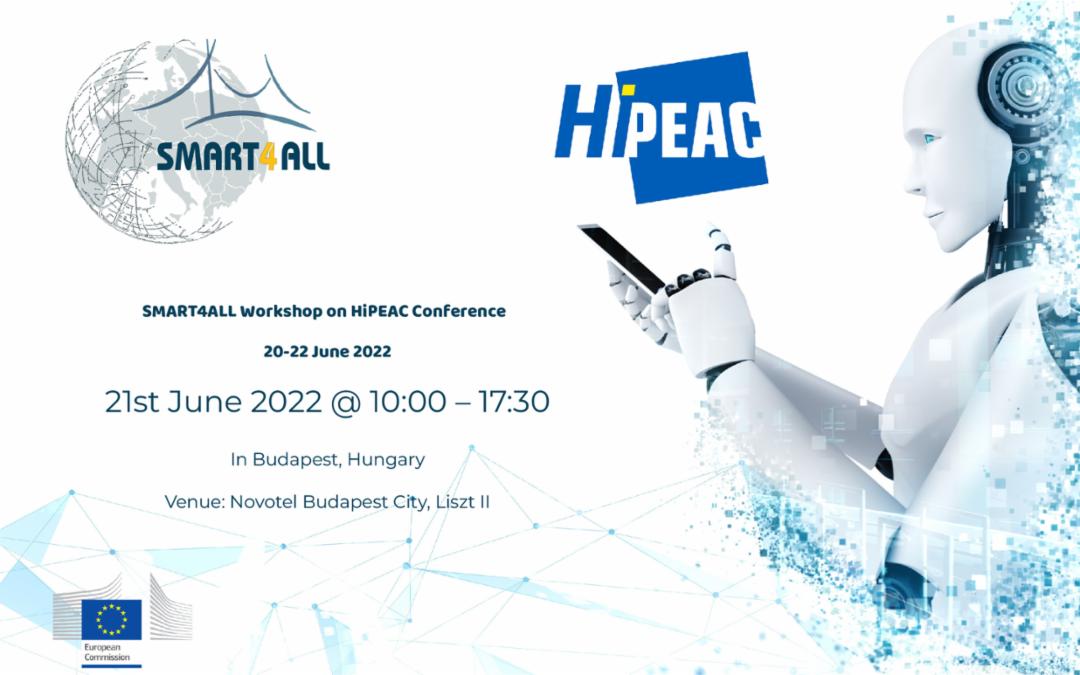 21st June: 2nd SMART4ALL workshop on HiPEAC Conference 2022