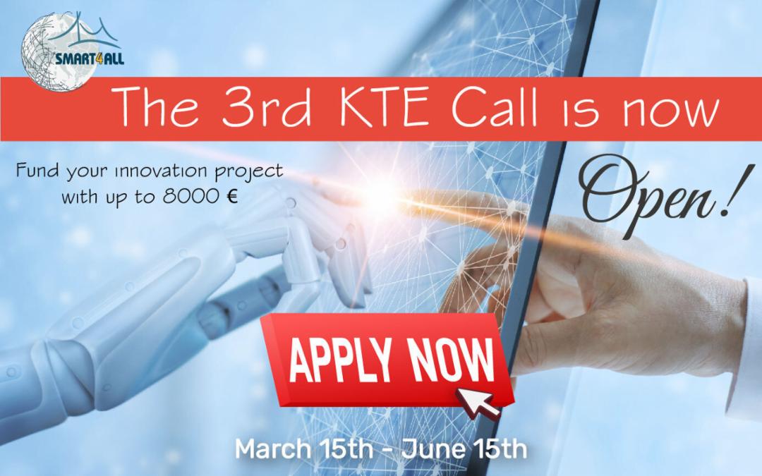 3rd Open Call on Knowledge Transfer Experiments