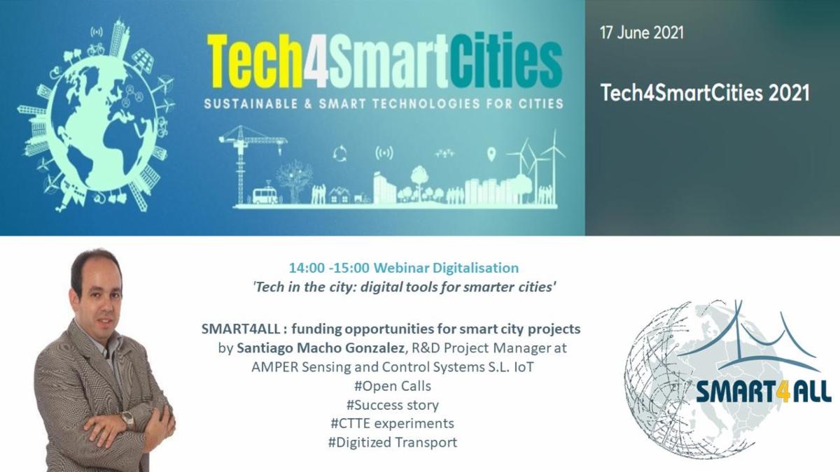 SMART4ALL in Tech4SmartCities EEN event