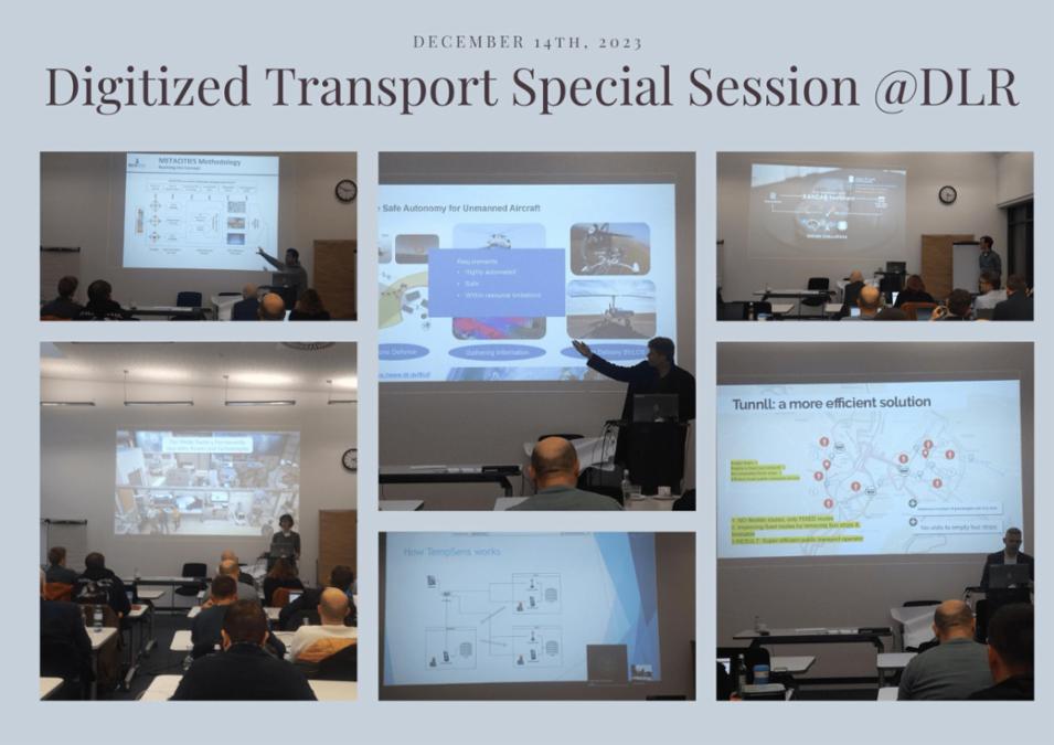 Review of the SMART4ALL Digitized Transport Special session (14th of December)